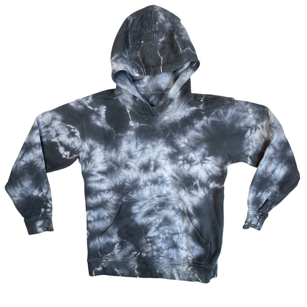 Lululemon Womens All Yours Hoodie Pullover Gray White Earth Tie Dye 8